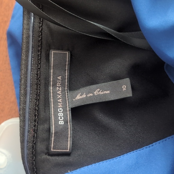 BCBGMaxAzria Halter dress - rhinestones - Blue - Picture 7 of 12